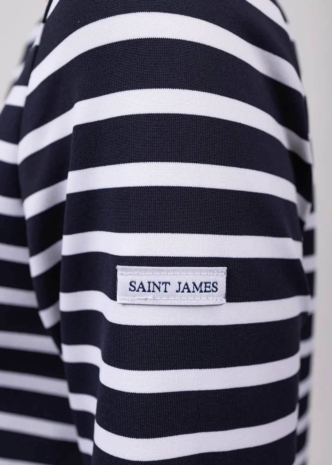 Saint James Sailor Striped Shirts*Phare boat neck striped sailor shirt Navy/neige