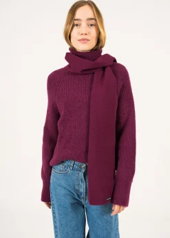 Saint James Scarves*Plain scarf Prune