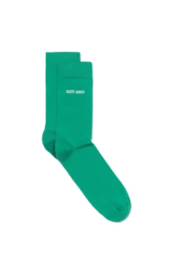 Saint James Accessories*Plain socks with '' embroidery Trefle