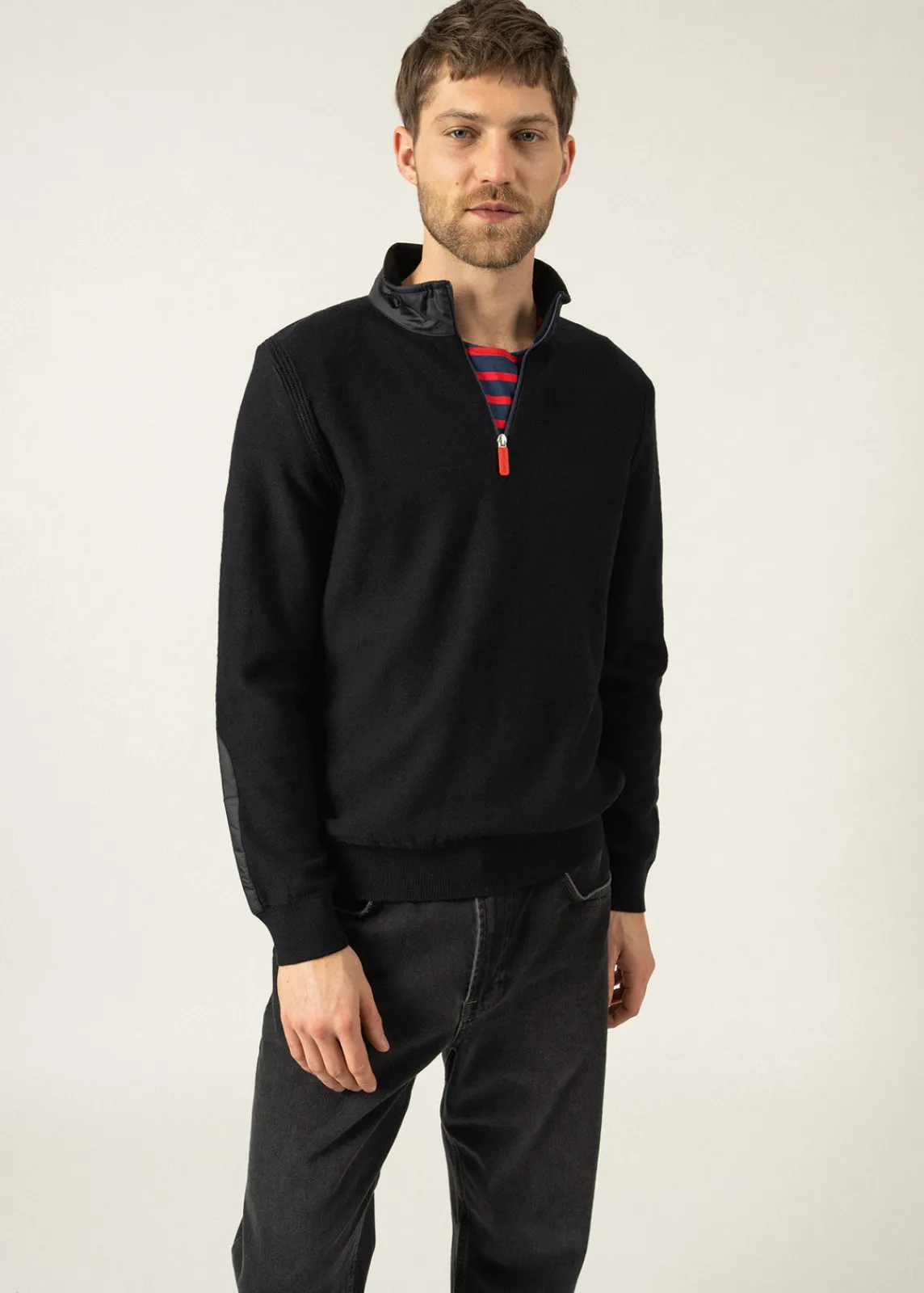 Saint James Jumpers & Cardigans*Pomeroy jumper Navy