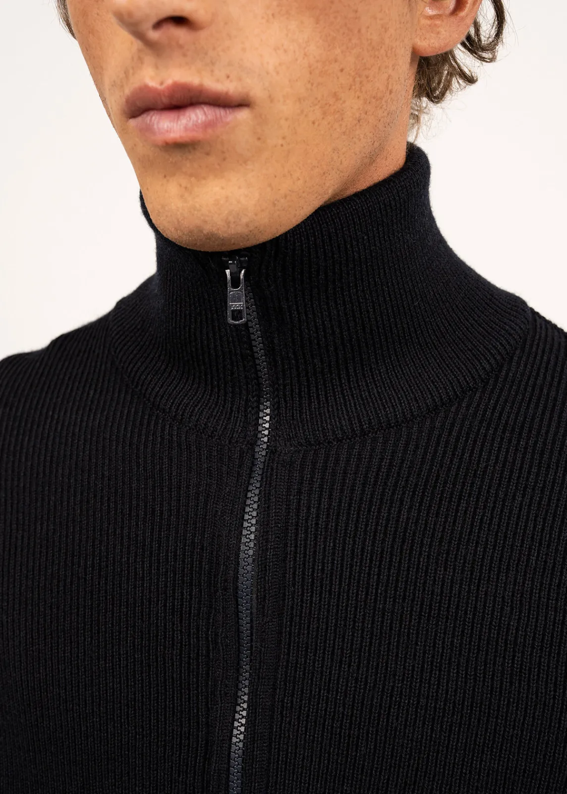 Saint James Jumpers & Cardigans*Quiberon zipped jacket Navy