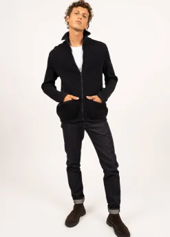 Saint James Shell Jackets & Raincoats*Quiberon zipped jacket Navy