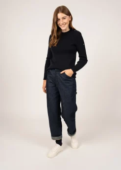 Saint James Sailor Jumpers|Sailor Jumpers*Rochefort plain sailor jumper Navy