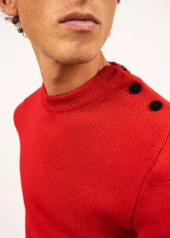 Saint James Sailor Jumpers|Sailor Jumpers*Rochefort sailor jumper Rouge