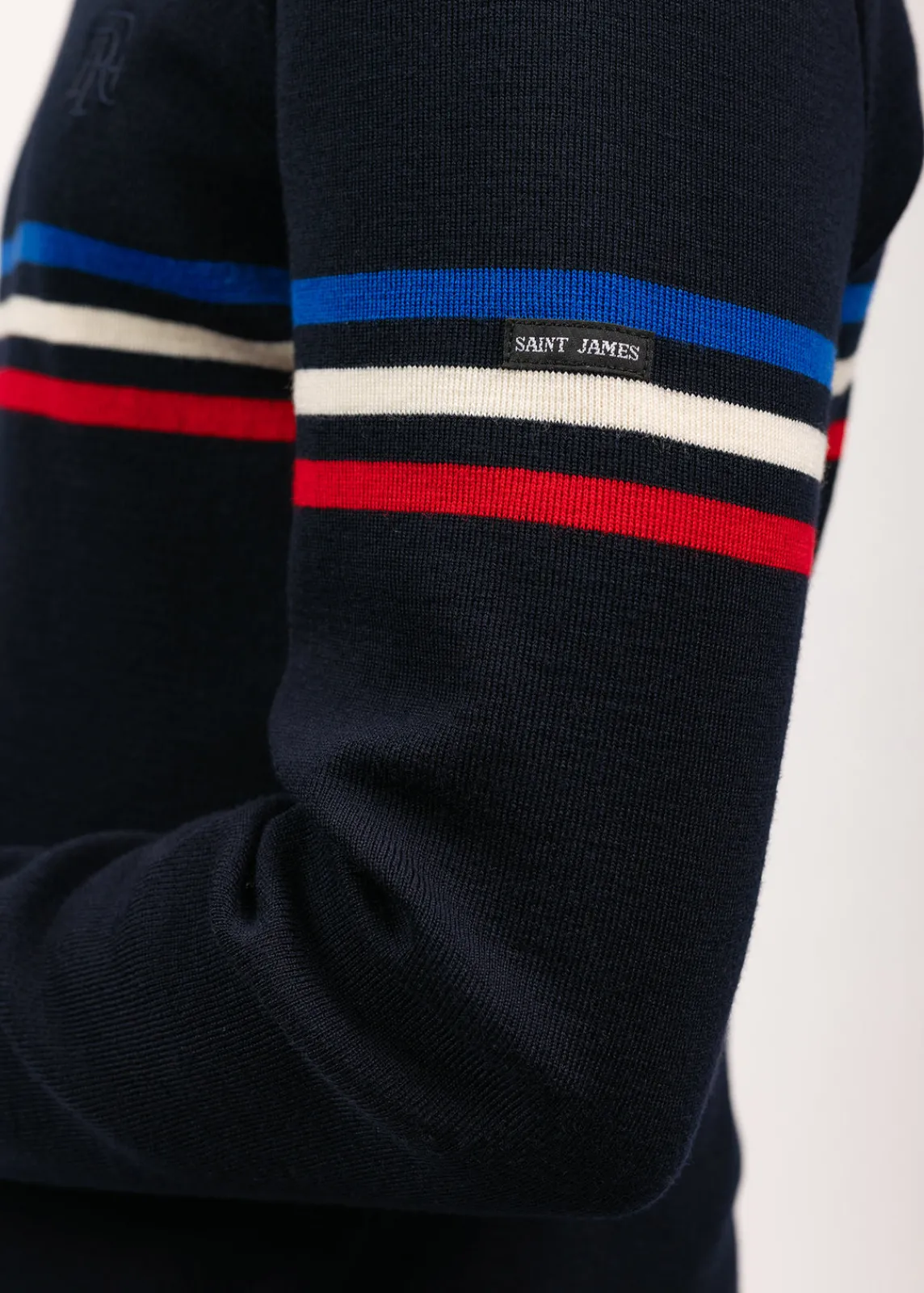 Saint James Sailor Jumpers|Sailor Jumpers*Sailor jumper with tricolour stripes Navy