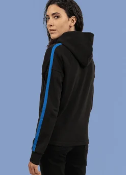 Saint James Jumpers & Cardigans*Saint Lunaire hooded sweatshirt Noir/bleu