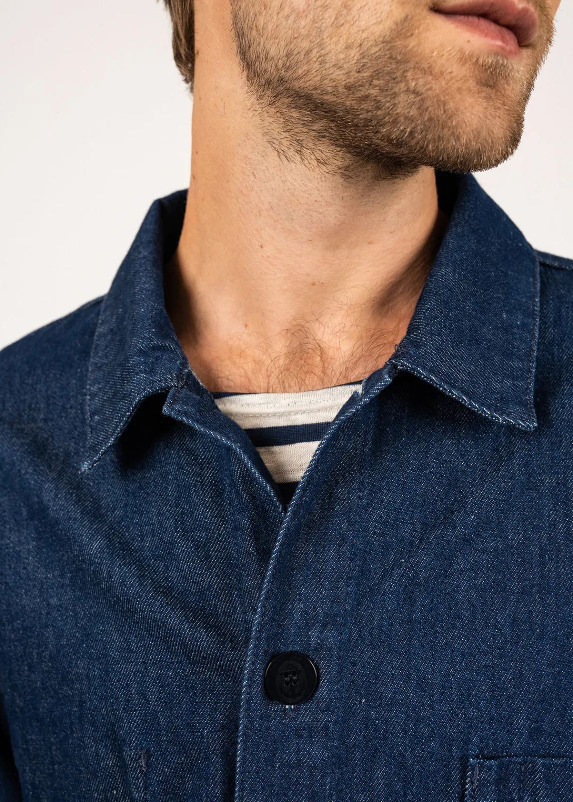 Saint James Shell Jackets & Raincoats*Sirocco fisherman's jacket Denim