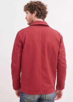 Saint James Shell Jackets & Raincoats*Sirocco fisherman's jacket Brique