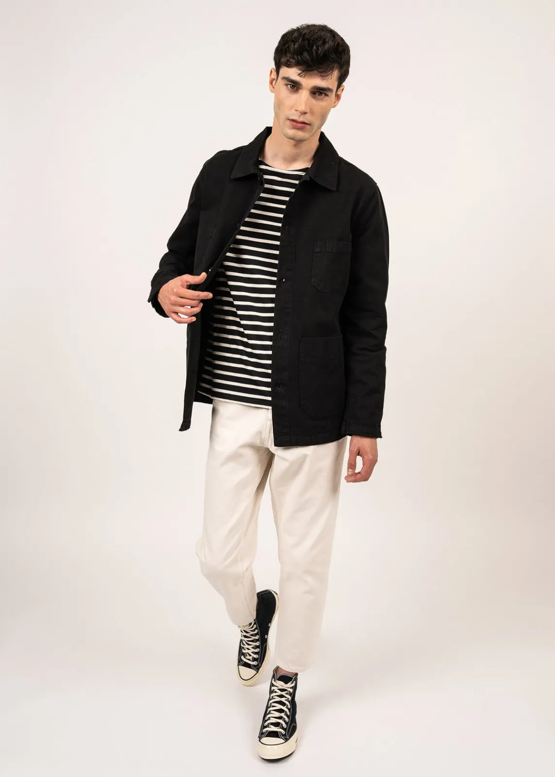 Saint James Shell Jackets & Raincoats*Sirocco fisherman's jacket Noir