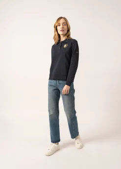 Saint James Tops & Polos*Soline Cotton Polo Shirt Amiral