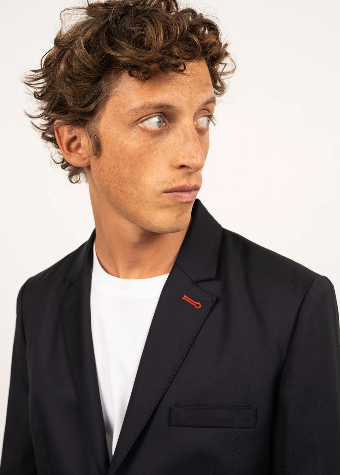Saint James Shell Jackets & Raincoats*St Benoit wool cloth blazer Navy