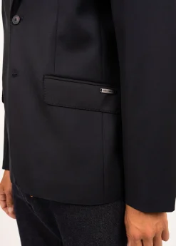 Saint James Shell Jackets & Raincoats*St Benoit wool cloth blazer Navy