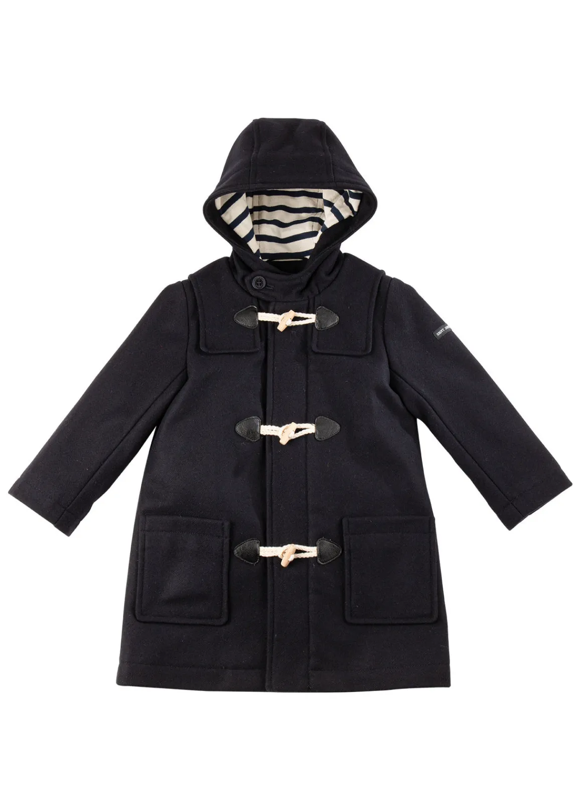 Saint James Coats*St Malo duffle-coat for children Navy