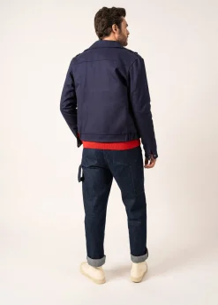 Saint James Shell Jackets & Raincoats*St Richard Cotton Jacket Amiral