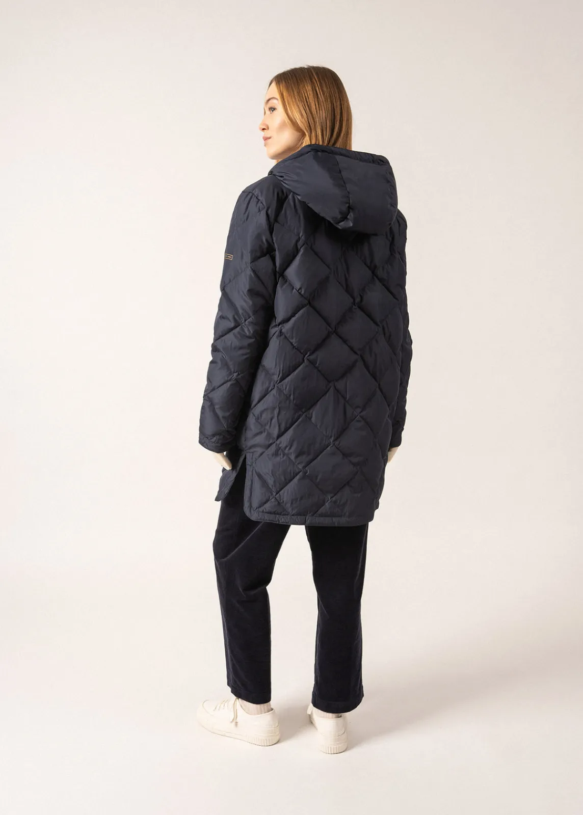 Saint James Coats & Peacoats*Ste Irina Long Down Jacket Amiral