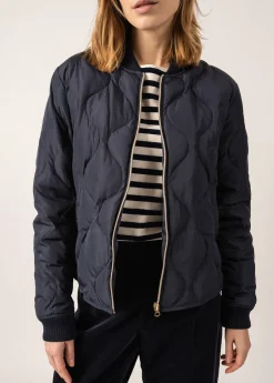 Saint James Jumpers, Cardigans, Jackets*Ste Izia Quilted Jacket Amiral