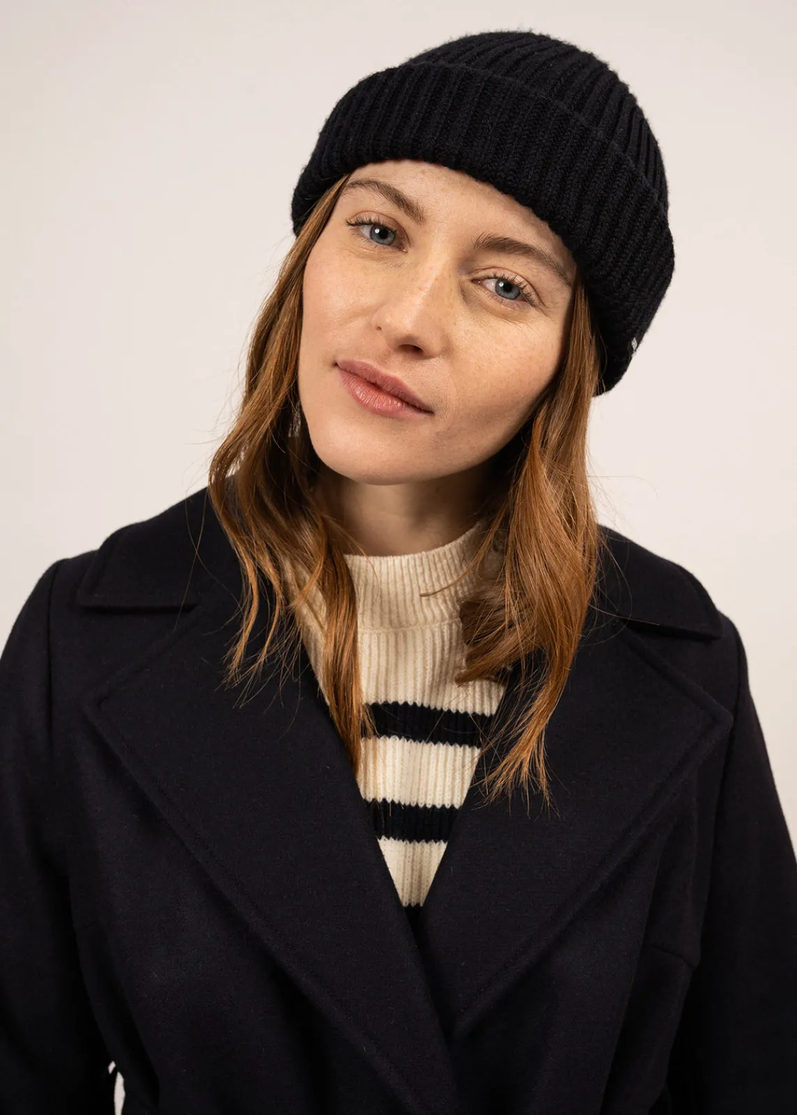 Saint James Coats & Peacoats*Ste Laury short coat Navy