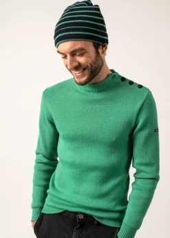 Saint James Hats & Beanies*Striped sailor hat Marine/trefle