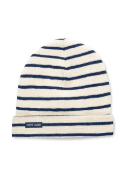 Saint James Hats & Beanies*Striped sailor hat Ecru/marine