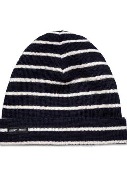 Saint James Hats & Beanies*Striped sailor hat for kids Marine/ecru