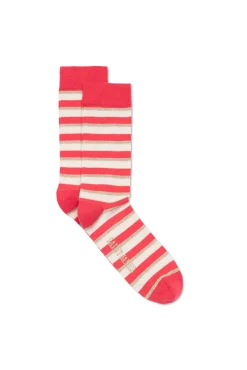 Saint James Shoes & Socks*Striped Socks Doly/ecume/or