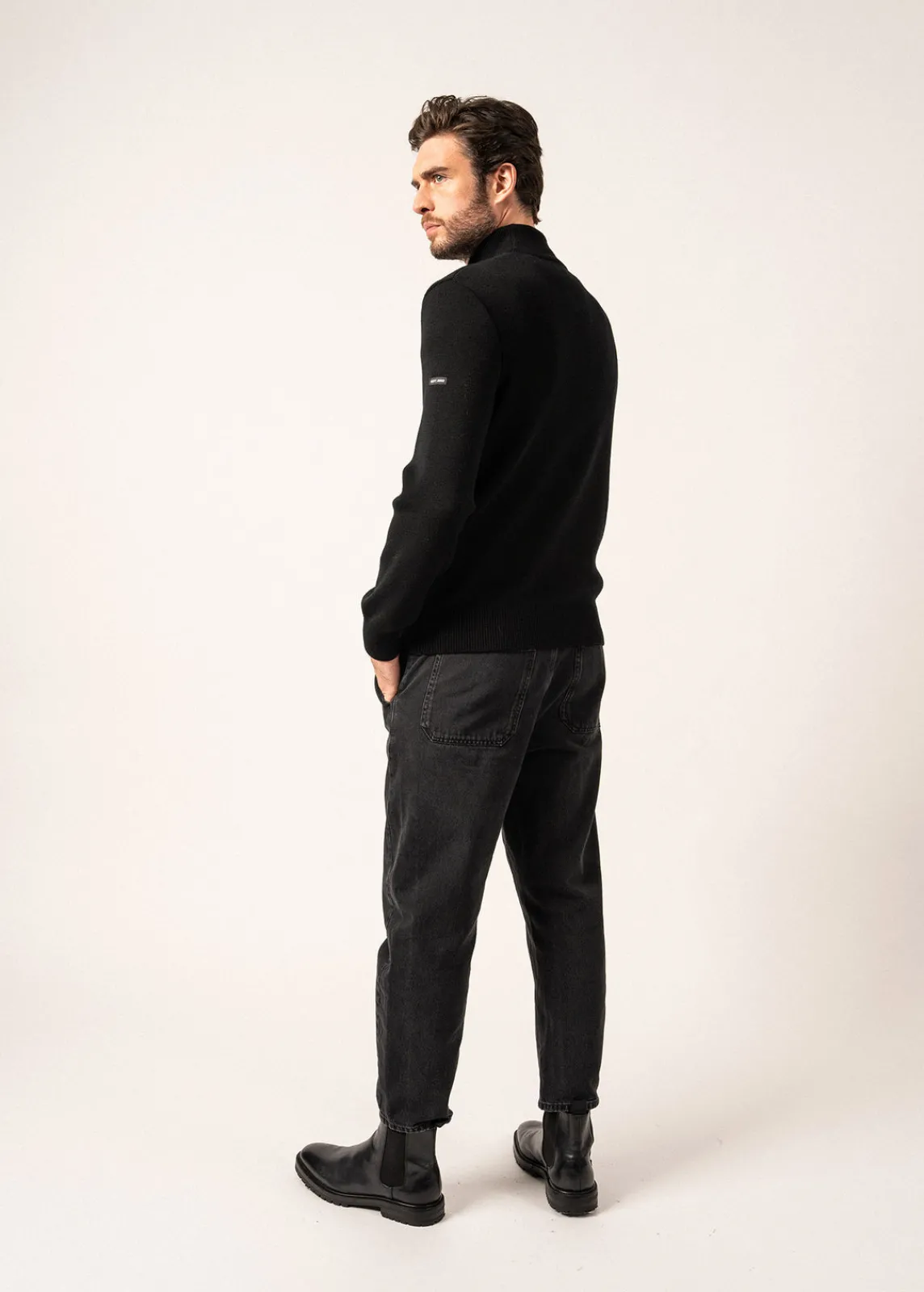 Saint James Jumpers & Cardigans*Tarbes high neck jumper Noir