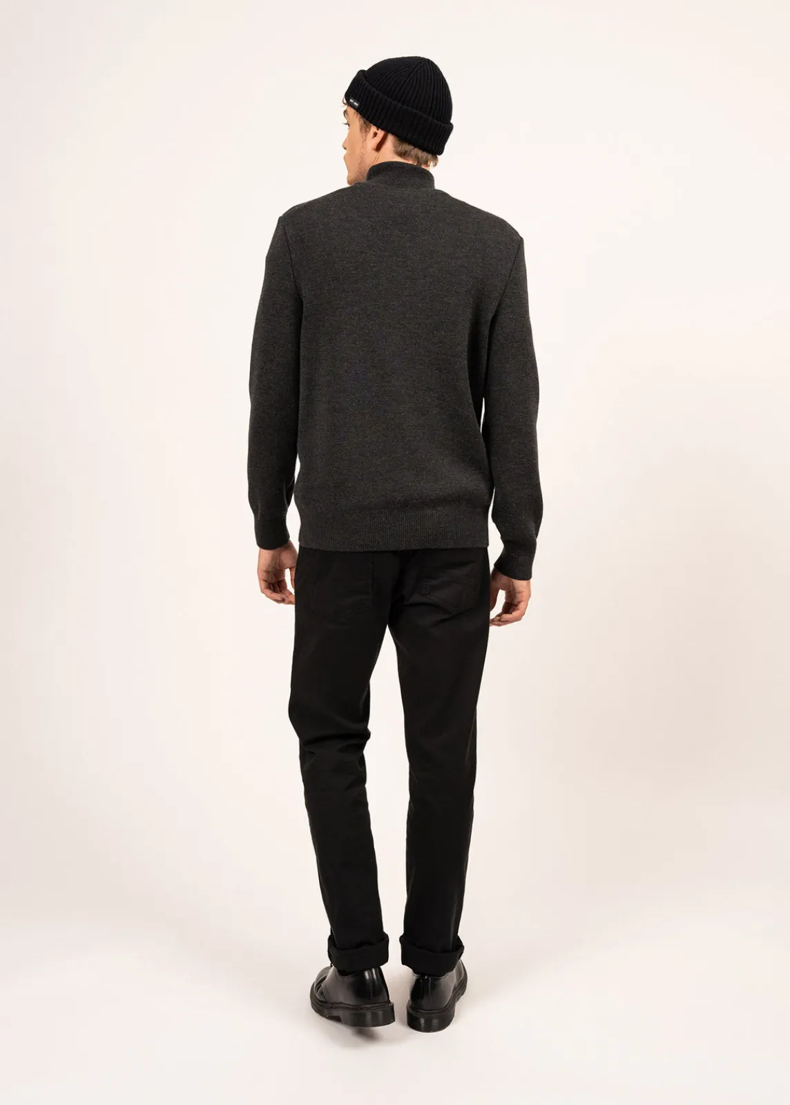 Saint James Jumpers & Cardigans*Tarbes high neck jumper Anthracite