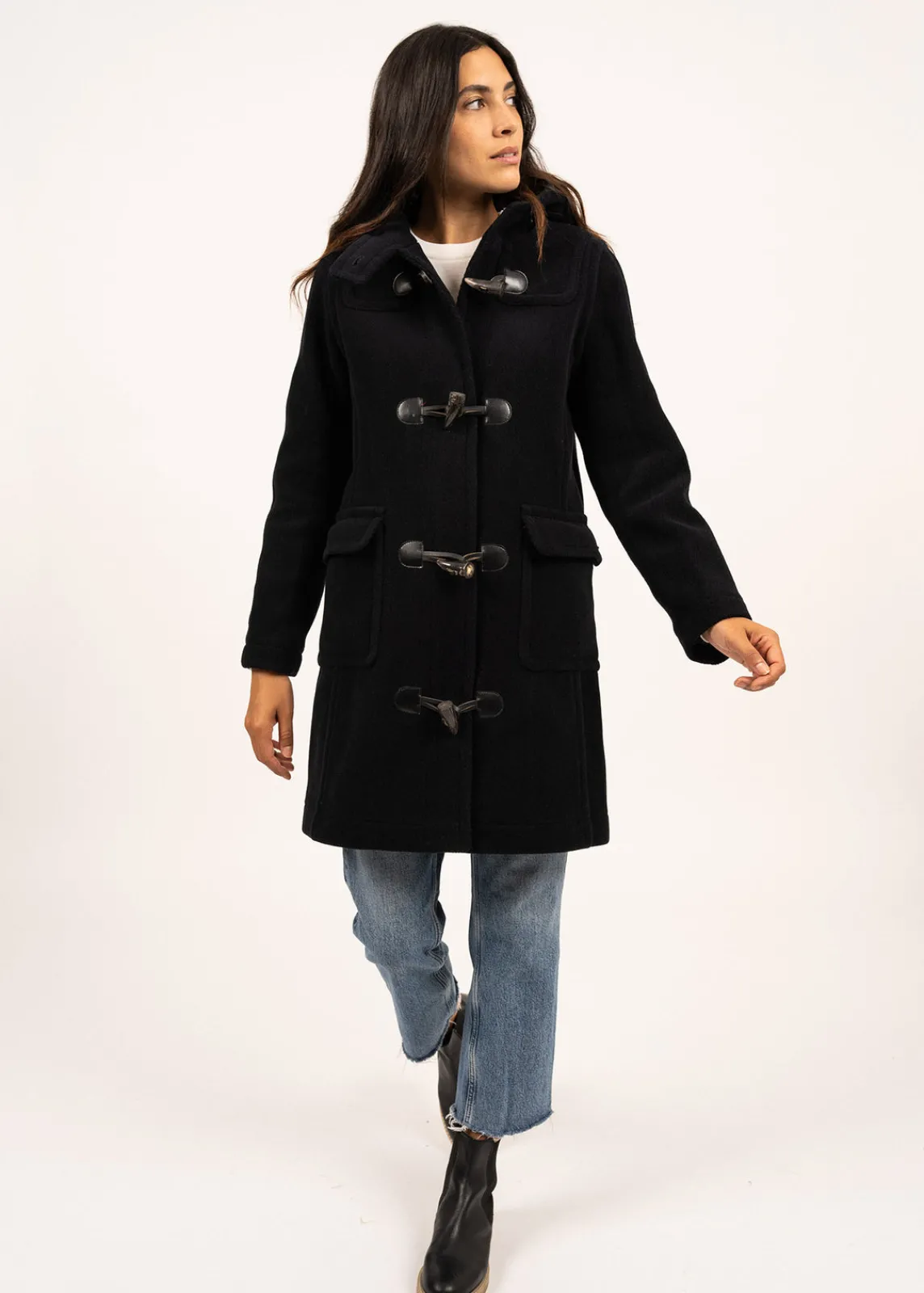 Saint James Coats & Peacoats*Venus classic duffle-coat Navy