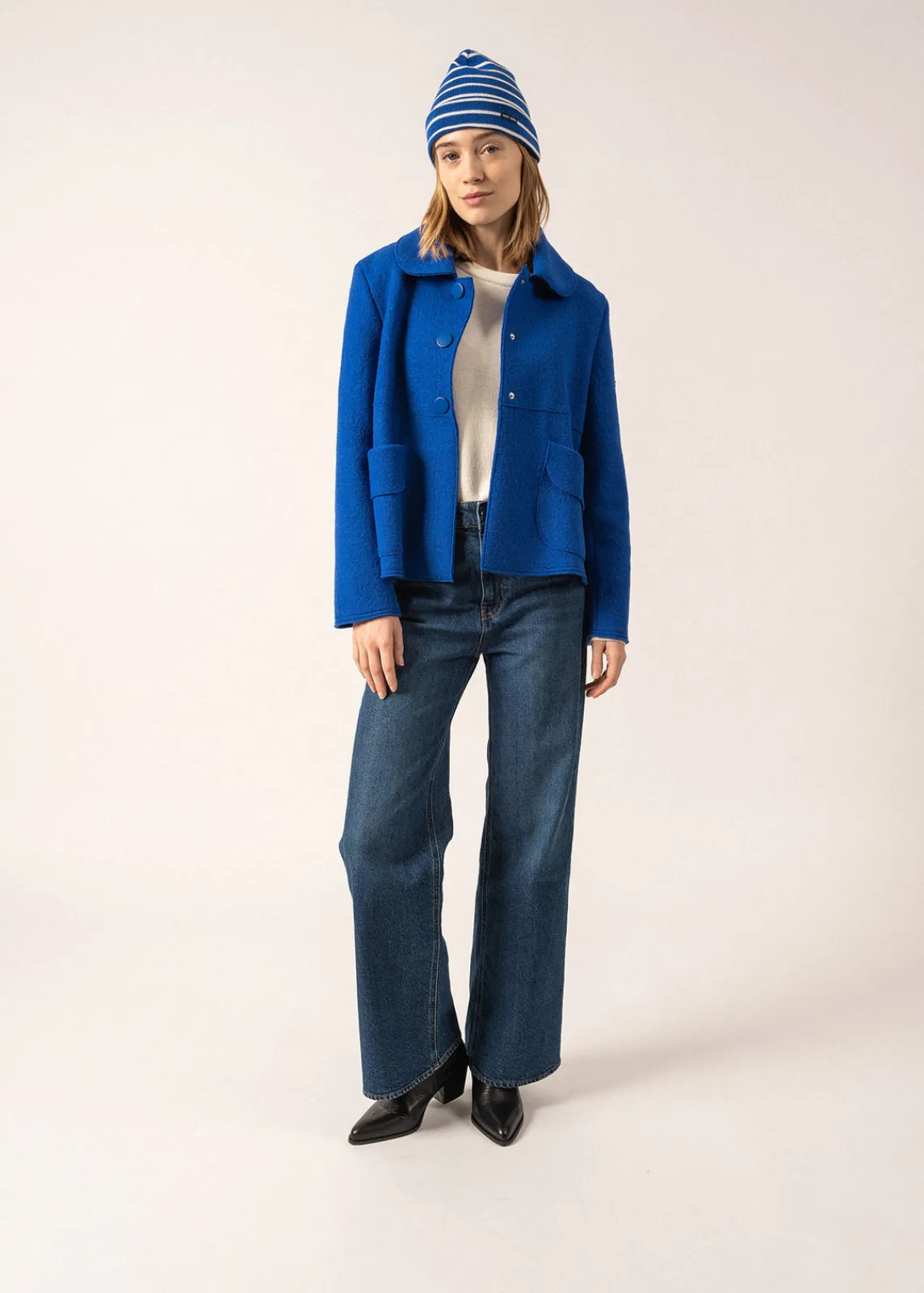 Saint James Jumpers, Cardigans, Jackets*Villedieu short jacket Gitane
