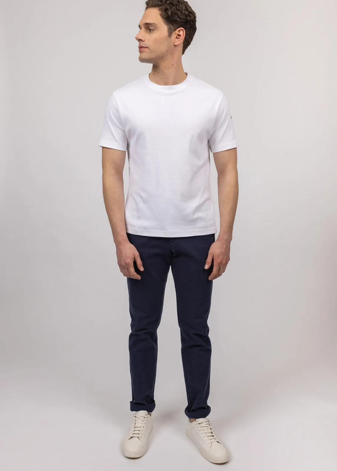 Saint James Trousers & Shorts*Voile Eté chino pants Marine
