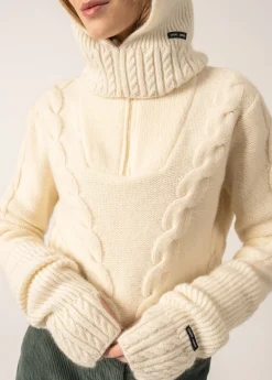 Saint James Scarves*Wool Mittens Blancd'hiver