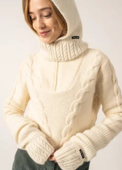 Saint James Accessories*Wool Mittens Blancd'hiver